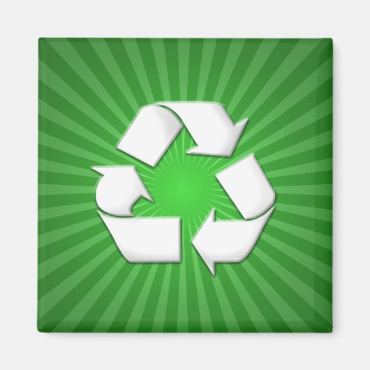 Green Recycle Magnet 001 (Vorne)