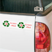 Green=Red Autoaufkleber (Auf Lkw)