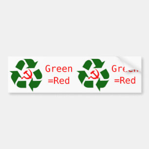 Green=Red Autoaufkleber