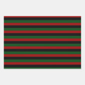 Green Red Black Happy Kwanzaa Pan African Geschenkpapier Set (Vorderseite 2)