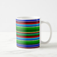 Green Red Blue Mexican Sarape