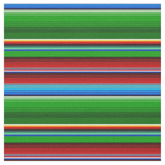 Green Red Blue Mexican Sarape Stoff (Nahaufnahme)
