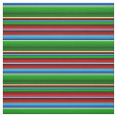 Green Red Blue Mexican Sarape Stoff (Muster)