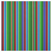 Green Red Blue Mexican Sarape Stoff (Muster)