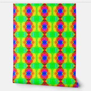 Green Red Blue Pattern Tapete