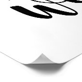 Green Red Buffalo Karierte Weihnachtsbaum und Paw Poster (Ecke)