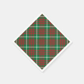 Green & Red Check Napkins Serviette (Ecke)