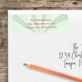 Green Red Christmas Striping Muster Custom