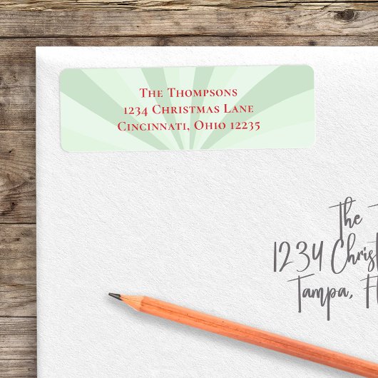 Green Red Christmas Striping Muster Custom