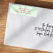 Green Red Christmas Striping Muster Custom