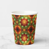Green Red Decorative Christmas Holiday Paper Cups Pappbecher (Links)