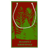 Green & Red-Geschenktasche Kleine Geschenktüte (Rückseite)