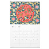 Green Red Gold 12 chinesische Zodiac-Zeichen - Neu Kalender (Feb 2026)