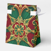 Green Red Holiday Geschenkboxen Geschenkschachtel (Rückseite)