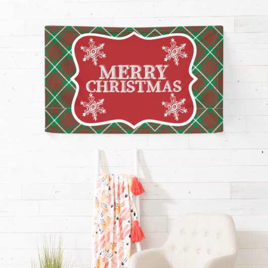 Green & Red Karo Banner (Insitu)