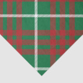 Green & Red Karo Seidenpapier (Detail)