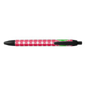 Green & Red Polka Dot Monogram Kugelschreiber (Rückseite)