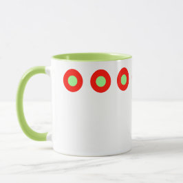 Green Red Polka Dots Christmas 4Joanne Tasse