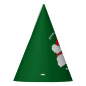 Green Red Santa Christmas Partyhütchen (Links)