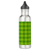 Green Red Tartan Checkered Kariert Pattern-55788 Edelstahlflasche (Rechts)