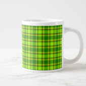 Green Red Tartan Checkered Kariert Pattern-55788 Jumbo-Tasse (Rechts)