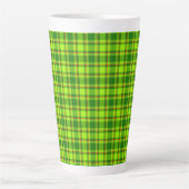 Green Red Tartan Checkered Kariert Pattern-55788 Milchtasse (Vorderseite)