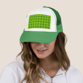 Green Red Tartan Checkered Kariert Pattern-55788 Truckerkappe (Beispiel)