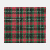 Green & Red Tartan Fleecedecke (Vorderseite (Horizontal))