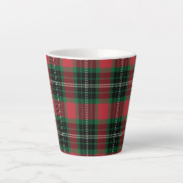 Green & Red Tartan Milchtasse