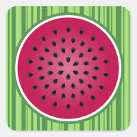 Green Red Watermelon Design