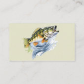 Green Reel Fischen Erregte Kinderdusche Windeln Begleitkarte (Rückseite)