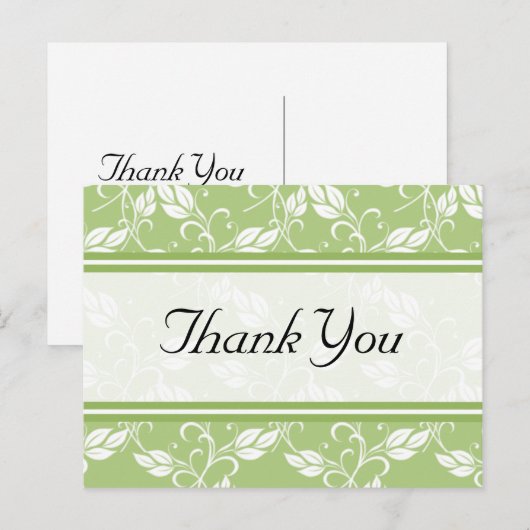 Green Regency Danke Postcards Postkarte (Vorne/Hinten)