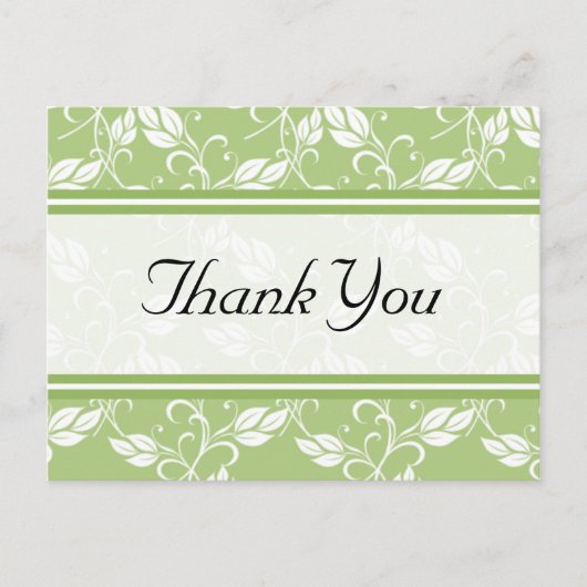 Green Regency Danke Postcards Postkarte (Vorderseite)