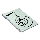 Green Reiki: Cho Ku Rei: Das Power-Symbol-Notebook Notizblock (Rechte Seite)