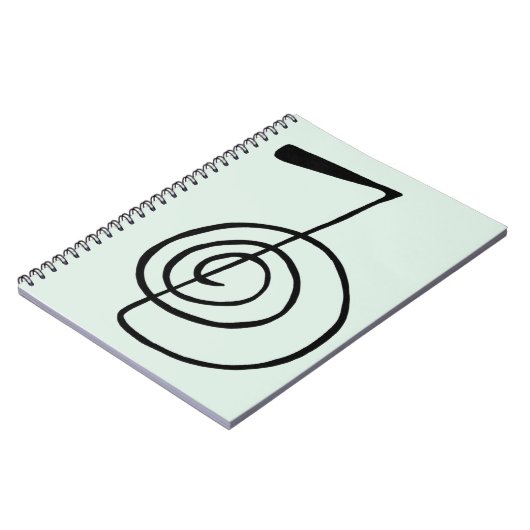 Green Reiki: Cho Ku Rei: Das Power-Symbol-Notebook Notizblock (Linke Seite)