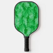 Green Reptile Camouflage Pickleball Schläger (Vorderseite)