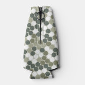 Green retro dots flaschenkühler (Rückseite)
