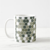 Green retro dots kaffeetasse (Links)