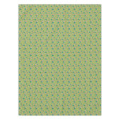 Green Retro Dotted Universe Tischdecke (Vorderseite)