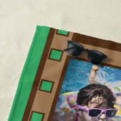 Green Retro Film Strip Foto Badetuch (Beispiel)