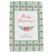 Green Retro Holiday Muster