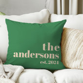 Green Retro modern minimalistisch Kissen