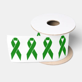 Green Ribbon für psychische Gesundheit Satinband