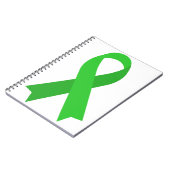 Green Ribbon Gastroparese Notizblock (Linke Seite)