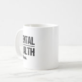 Green Ribbon: Gesundheitsbewusstsein Kaffeetasse (Vorderseite Links)