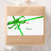 Green Ribbon Gift Tags (Insitu)