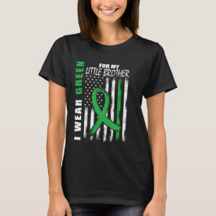 Green Ribbon Little Brother Niere Krankheit Awaren T-Shirt