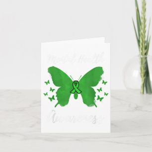 Green Ribbon Mental Health Awareness _1 Karte