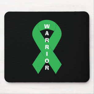Green Ribbon Mental Health Awareness Warrior Mousepad