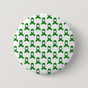 Green Ribbon-Muster Button